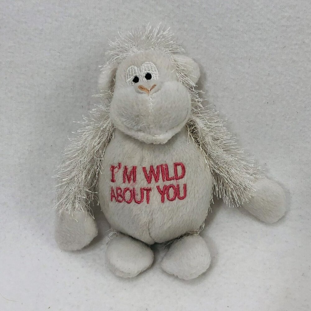 Monkey Gorilla Plush Toy Wild About You Funny Message Girlfriend Boyfriend Love